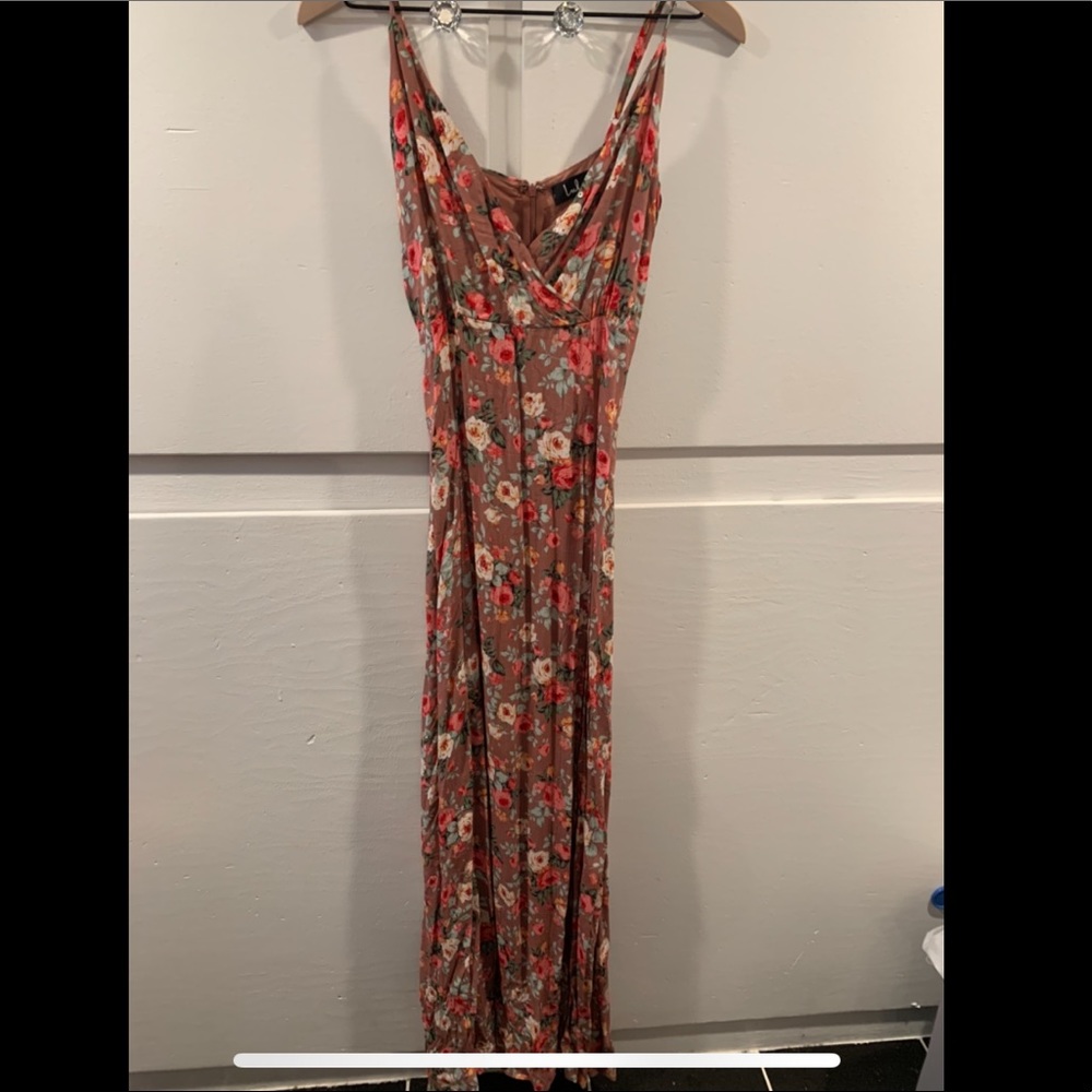 Lulus floral maxi dress